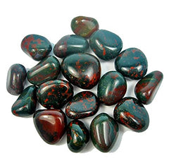 Pachamama Essentials Bloodstone tumbled stone for grounding energy and balance.