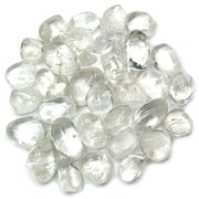 Pachamama Essentials Clear Quartz Tumbled 5 stones for meditation and energy focus.