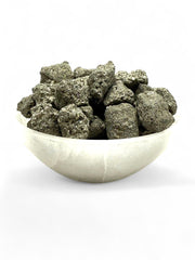 Pachamama Essentials Pyrite Peru 3 stone set highlighting focus and resilience