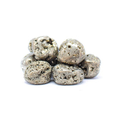 Pachamama Essentials pyrite tumbled stone pack for energy shielding and abundance.