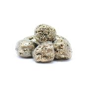 PACHAMAMA ESSENTIALS pyrite tumbled stone from Peru with protective energy.