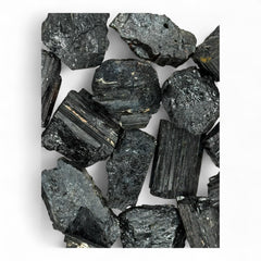 Pachamama Essentials raw tourmaline stones support protection and mental clarity.