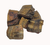 Pachamama Essentials tiger eye crystal rough stones with grounding energy for focused decisions