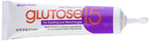 Paddock Laboratories glucose gel grape tube, front view, quick on-the-go energy
