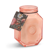 Paddywax Botanica embossed jar candle enhances interior ambiance