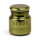 Paddywax Chroma green jar with lid, a stylish decorative candle accent