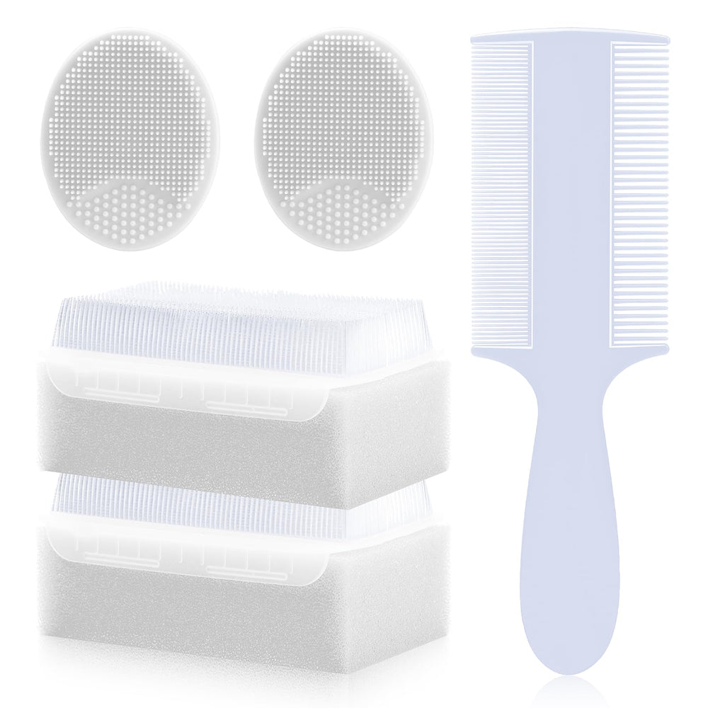 PAKENYESHA 5-in-1 baby brush set white offering gentle, versatile newborn grooming