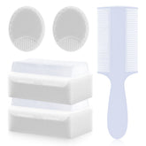 PAKENYESHA 5-in-1 baby brush set white offering gentle, versatile newborn grooming