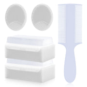 PAKENYESHA 5-in-1 baby brush set white offering gentle, versatile newborn grooming