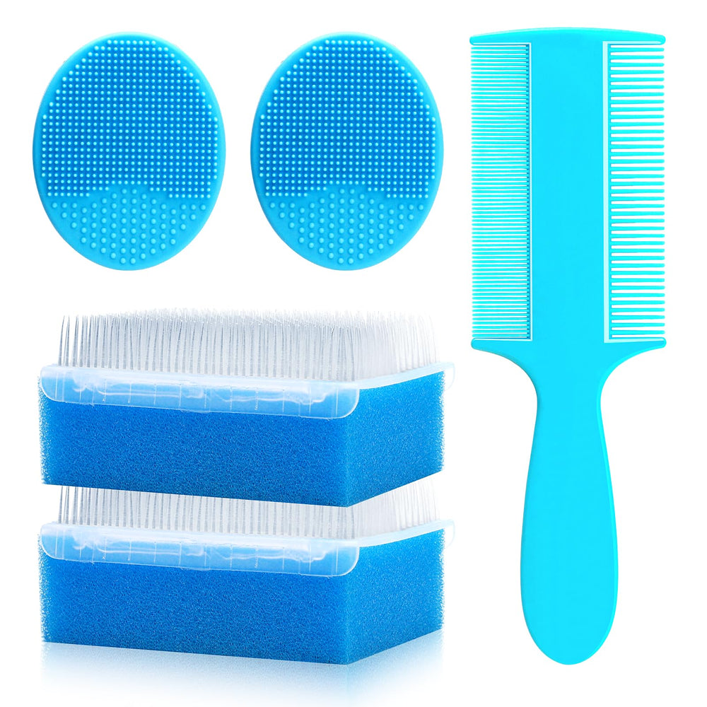 PAKENYESHA cradle cap brush with soft bristles for gentle scalp care