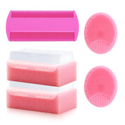 PAKENYESHA cradle cap brush with soft bristles offers gentle scalp care for babies