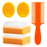 Pakenyesha cradle cap brush with soft bristles for gentle scalp care.