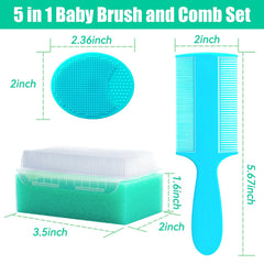 PAKENYESHA soft bristle brush offering soothing tactile bath time