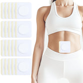 Palakate castor oil pack wrap white with 3.5-inch belly-button coverage