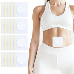 Palakate castor oil pack wrap white with 3.5-inch belly-button coverage