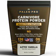 Paleo Pro Carnivore Complete Aztec Vanilla bag for keto-friendly nutrition on the go