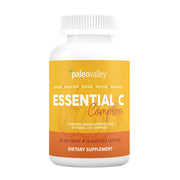 Paleovalley Essential C Complex packaging showing clean, organic vitamin C ingredients for daily vitality