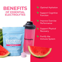 Scoop of Paleovalley electrolytes powder ready for quick serving