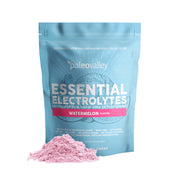 Paleovalley Essential Electrolytes Watermelon tub for refreshing hydration after workouts
