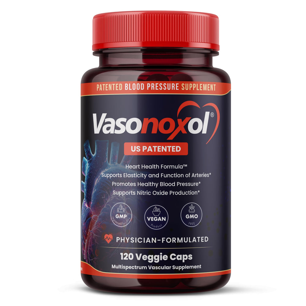 Panoxol bottle front label shows natural nitric oxide support for circulation.