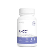 Papillex AHCC supplement bottle with 60 vegan capsules for immune support.