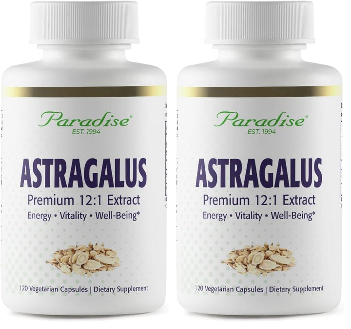 Paradise Herbs astragalus extract capsules for energy support and immune maintenance