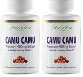 Paradise Herbs Camu Camu extract bottle front highlights daily wellness use