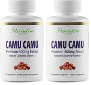 Paradise Herbs Camu Camu extract bottle front highlights daily wellness use