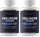 Paradise Herbs Collagen Extreme bottle pour; supports daily skincare and joint comfort.