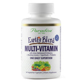 Paradise Herbs Earth's Blend bottle front view for daily men’s multivitamin.