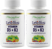 Paradise Herbs Earth’s Blend bottle front for potential bone support.