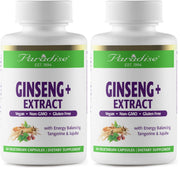 Paradise Herbs Ginseng Root Extract energy capsules for daily vitality