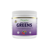 Paradise Herbs ORAC Energy Greens berry bottle highlighting berry flavor and antioxidant blend