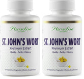 Paradise Herbs St. John's Wort Extract bottle showing pure, full-spectrum formula for daily wellness.