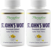 Paradise Herbs St. John's Wort Extract bottle showing pure, full-spectrum formula for daily wellness.