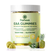 Parhaat EAA Gummies Pineapple bottle supports daily amino acid intake