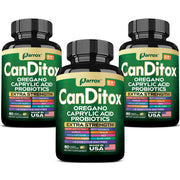 Parrox Canditox capsule with oregano oil for daily balance on the go.