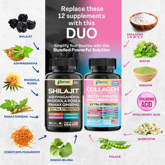 Parrox collagen-14-in-1 hyaluronic acid capsules for skin support