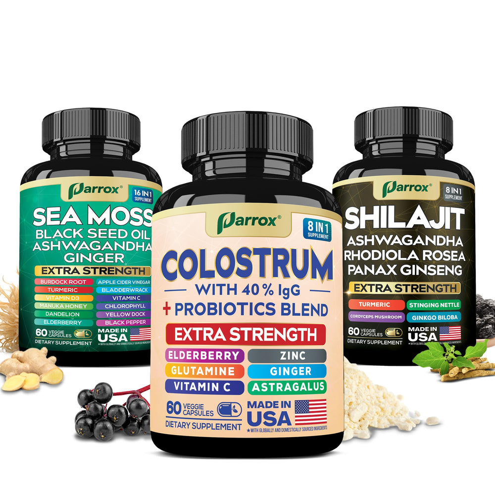 Parrox Complete Vitality Trio bundle for daily wellness and focused energy