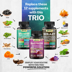 Parrox Vision Vitality Trio pack shot showcasing three distinct formulas.