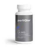 PartiQlar CA AKG bottle front for healthy aging and energy support.