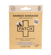 Patch panda-print bandage close-up for gentle protection on sensitive skin.