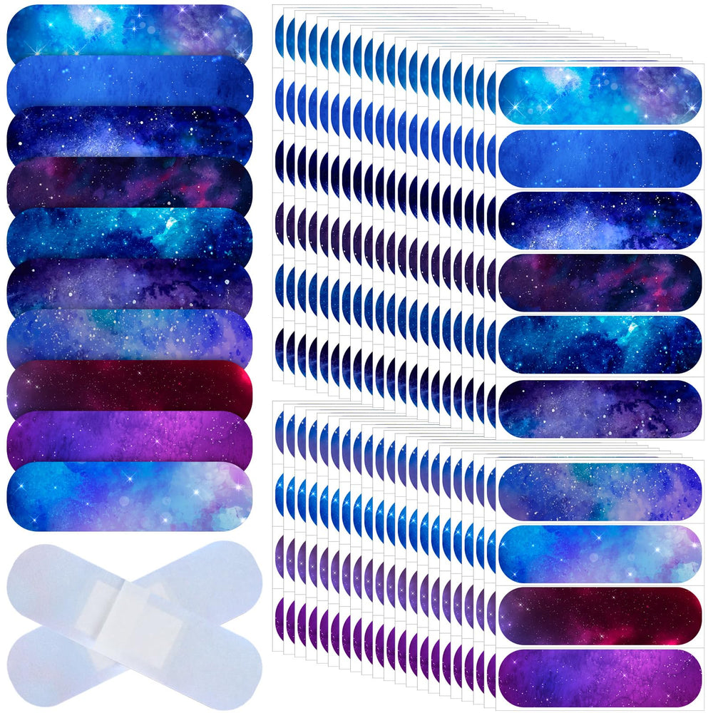 Patelai curitas galaxia coloridas para cubrir cortes con adhesión suave.