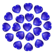 PATIKIL dark blue cats eye heart-shaped crystal stone for elegant home decor