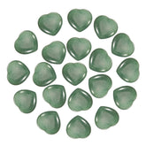 PATIKIL emerald green heart crystal with a polished surface for calming moments.