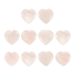 PATIKIL pink rose quartz heart crystal adds calming energy to any space.