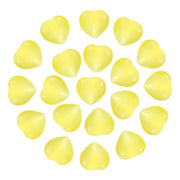 PATIKIL heart crystal yellow cats eye pocket stone for calm presence