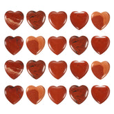 PATIKIL Heart Crystals red polished heart for display and ambient decor