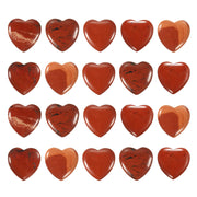 PATIKIL Heart Crystals red polished heart for display and ambient decor