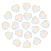 PATIKIL Opalite heart stone with polished surface for a calm handheld ritual